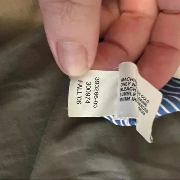 Vintage Boys Gap Kids 2006 Striped Button Up Shirt Size Large (10) EUC Fall - Picture 6 of 7